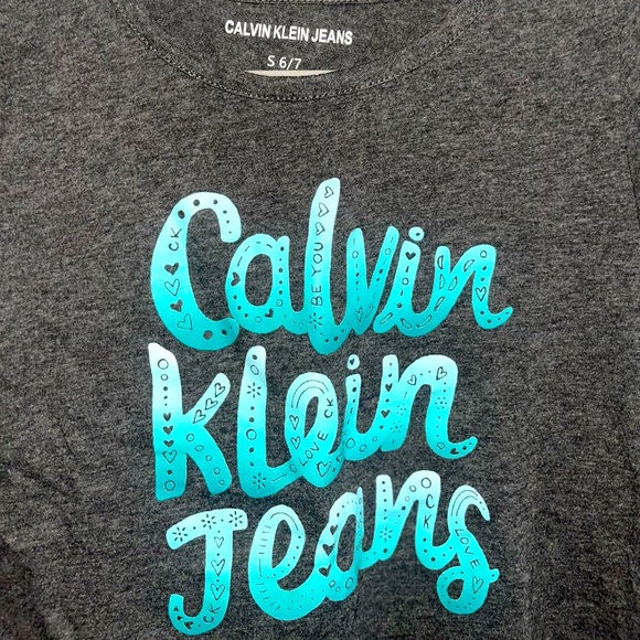 Calvin Klein , little girls top, size 6/7 - Picture 2 of 3